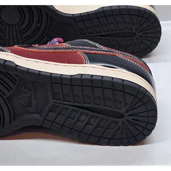 Nike Dunk Low SE Men's 10.5 Red Black Special Edition Sneakers